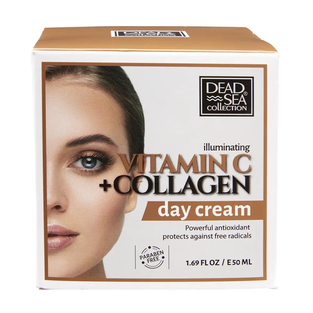 Dead Sea Vitamin C + Collagen Face Cream, 1.69 fl.