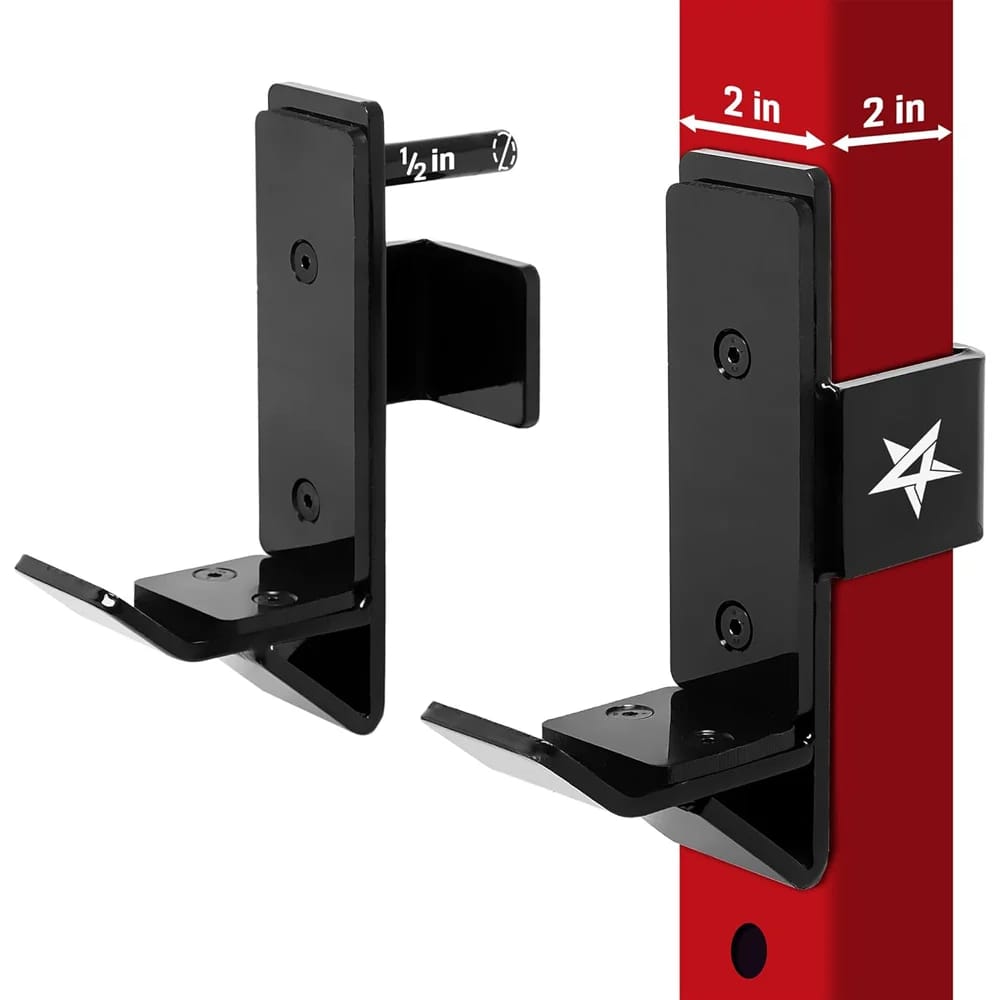 Yes4All Olympic Weight J-Hook Plate Holder Attachment, 2-Piece