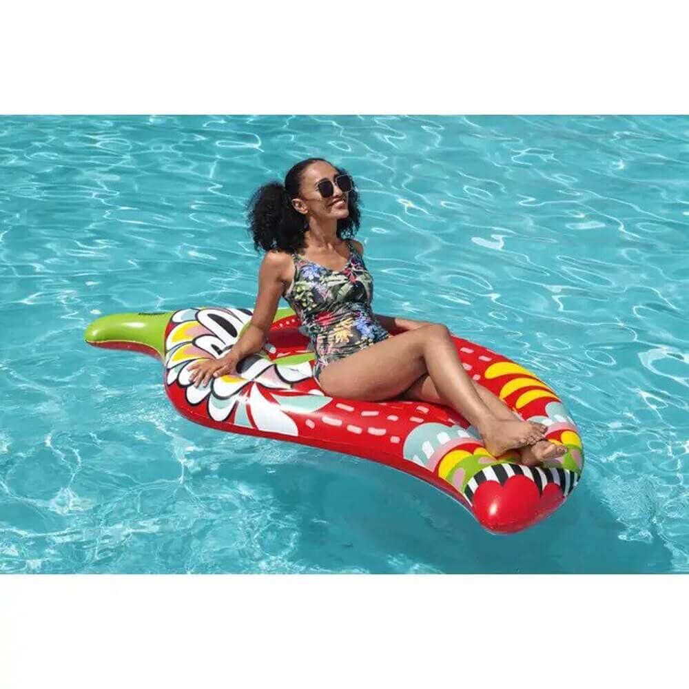 Bestway H2OGO! Flirty Fiesta Pepper Pool Float, 6'5"