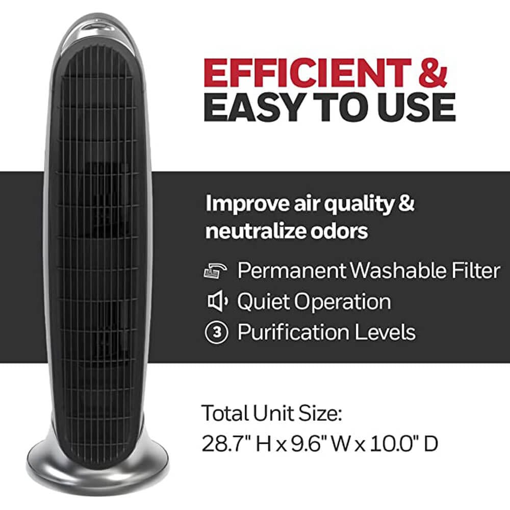 Honeywell QuietClean Air Purifier with Permanent Washable Filters for Medium Rooms