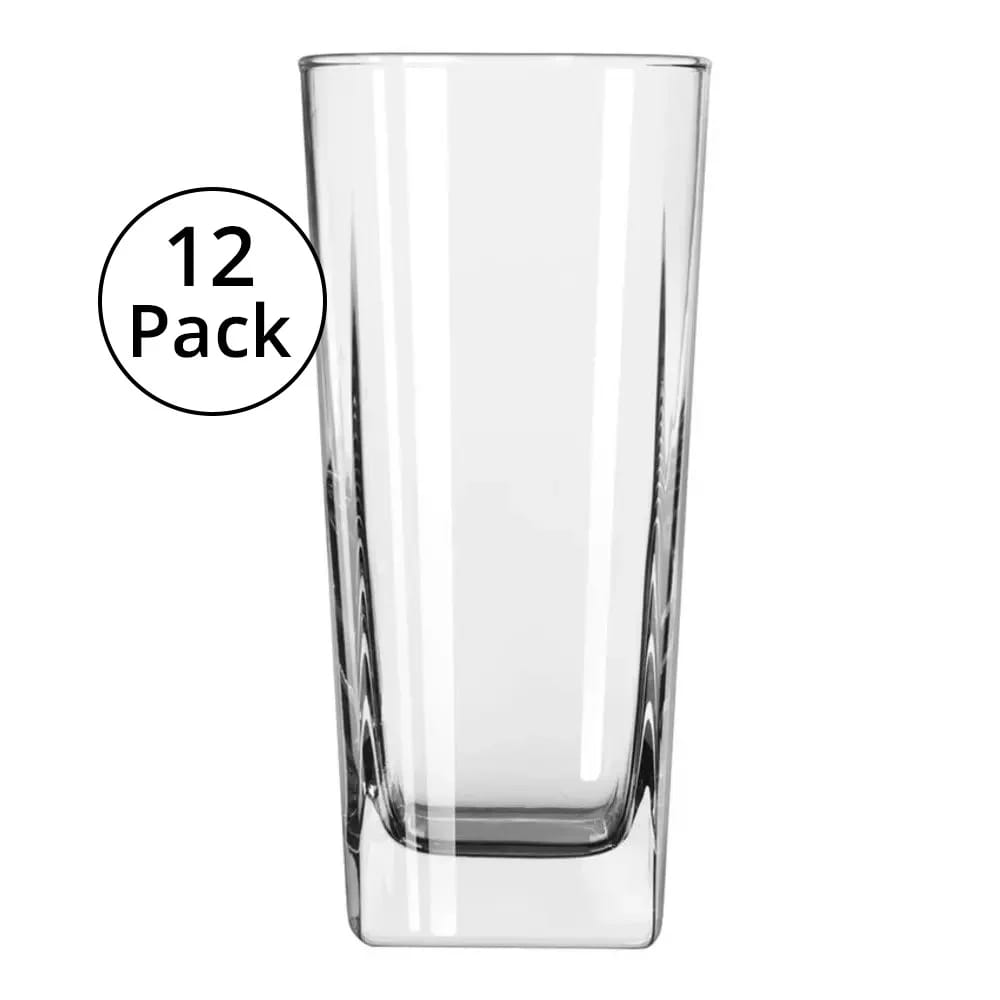 Libbey Square Base Water Glass, 12-Pack