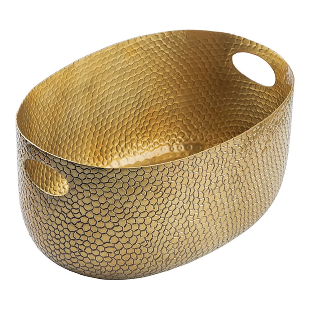 TableCraft 2.5 Gallon Gold Aluminum Beverage Tub