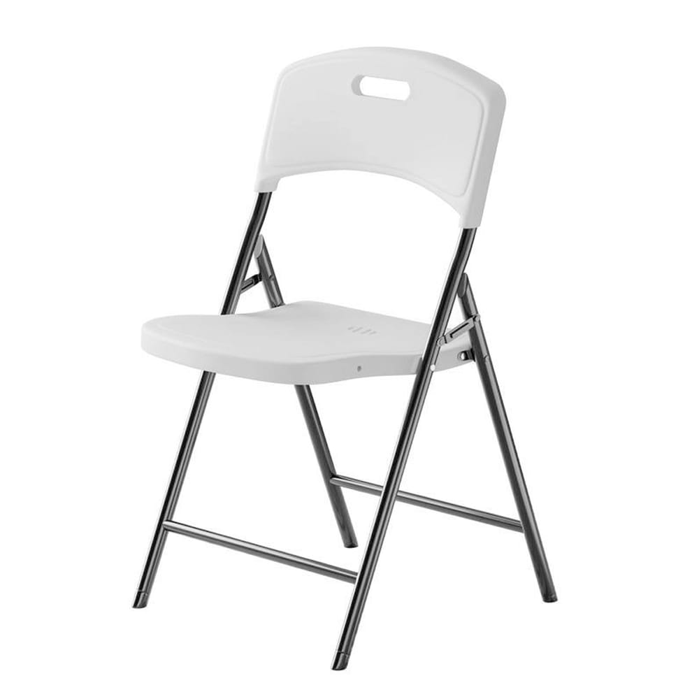 Portable Folding Chairs, White, 4 Pack