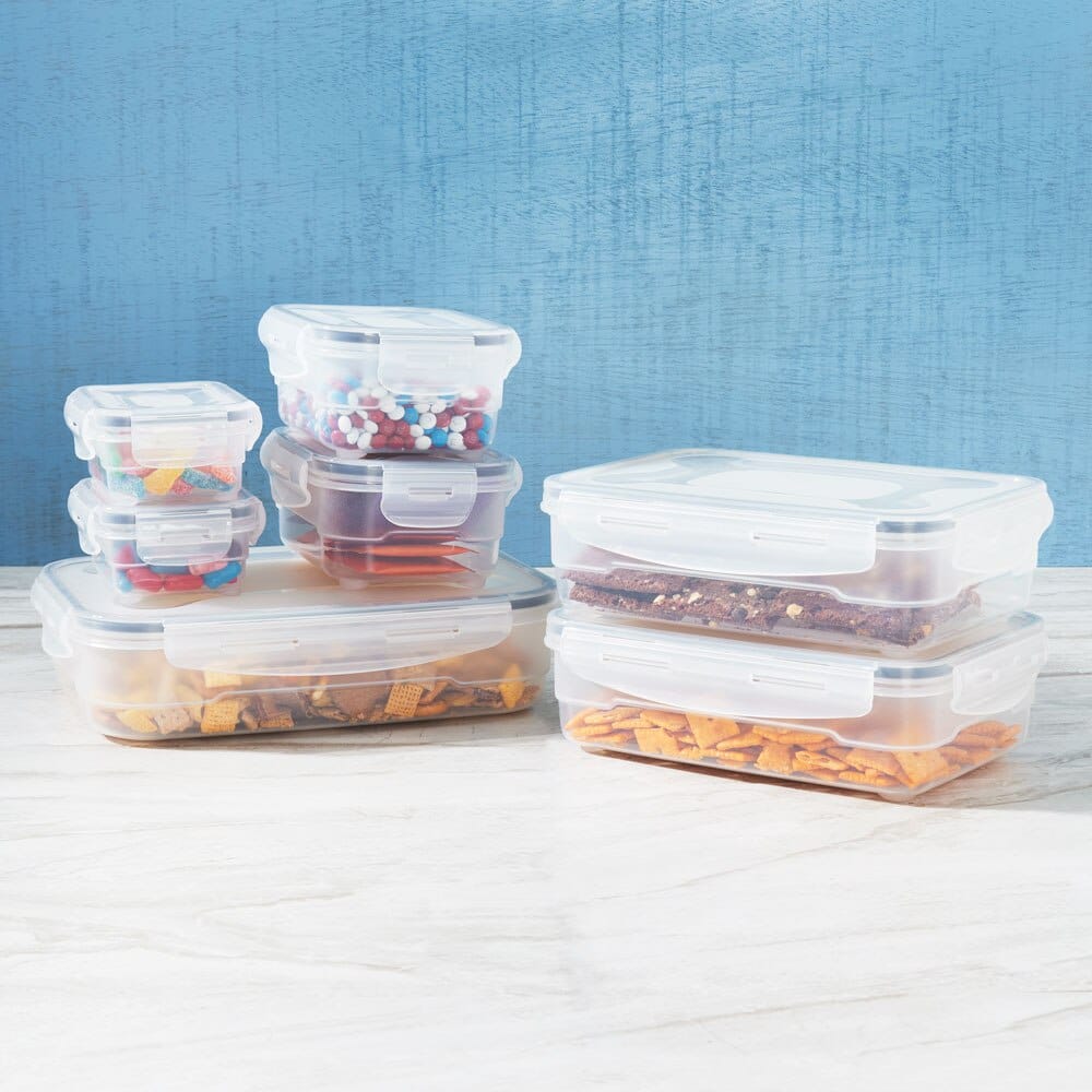 Homemaid Living Premium Airtight Plastic Storage Containers, 7-Piece Variety Size Set