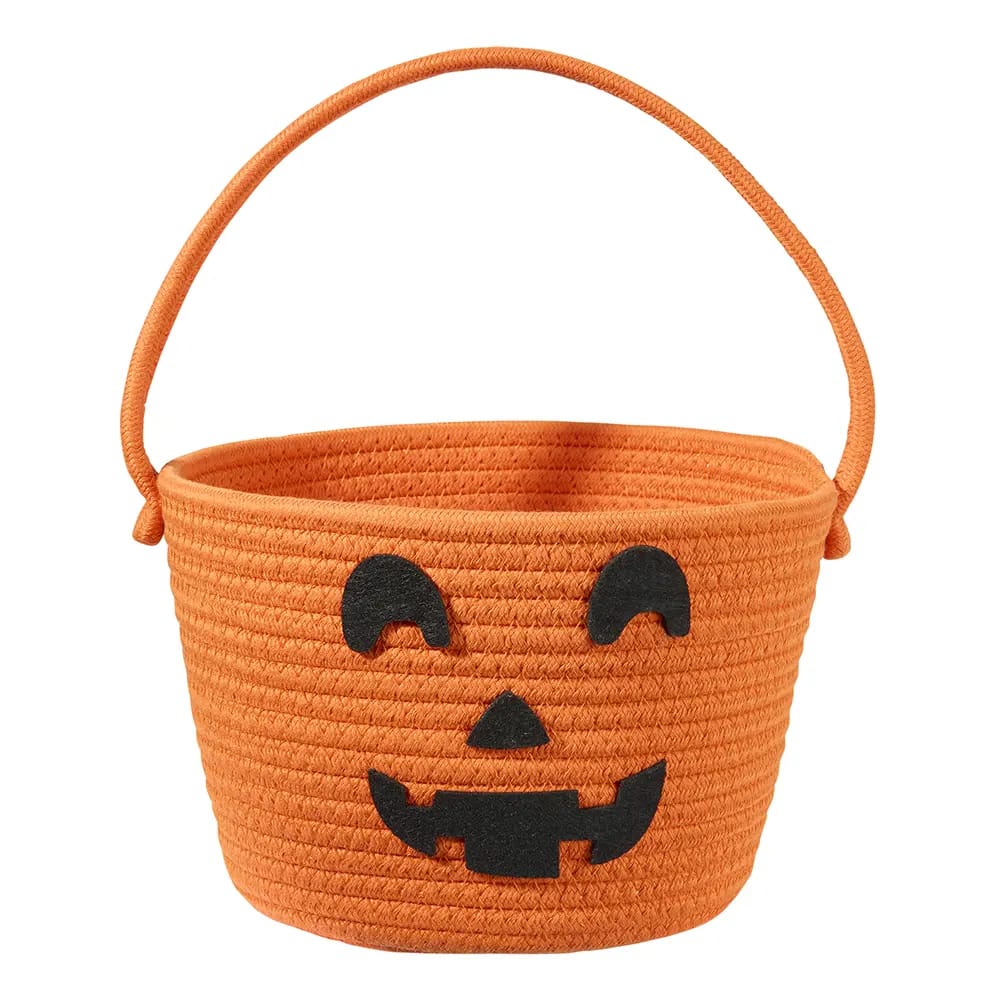 Braided Fabric Halloween Trick-Or-Treat Baskets