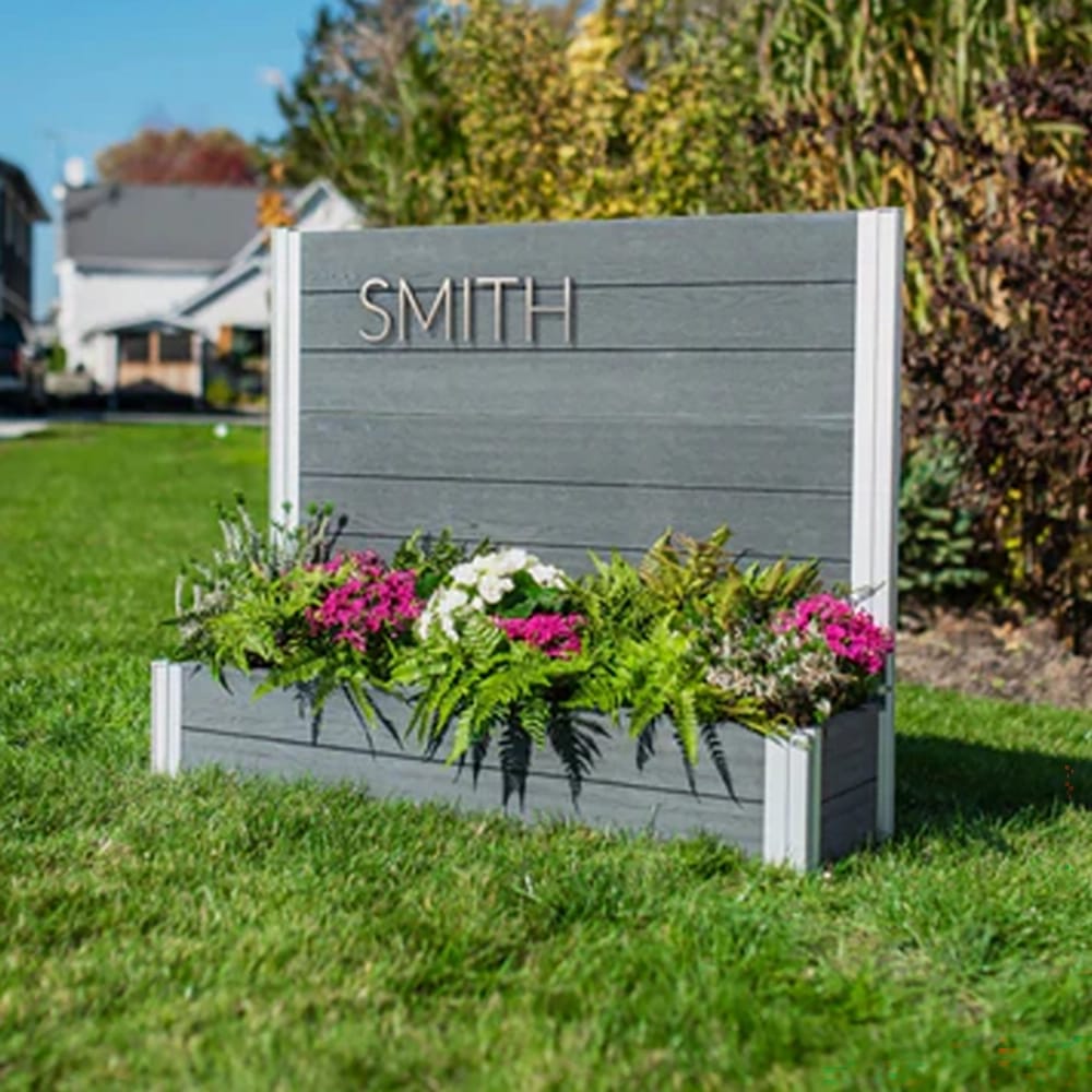 Vita Urbana Address Sign, Slate