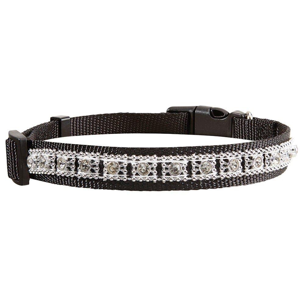 Pet Leader 5/8" Adjustable Dog Collar with Sequins