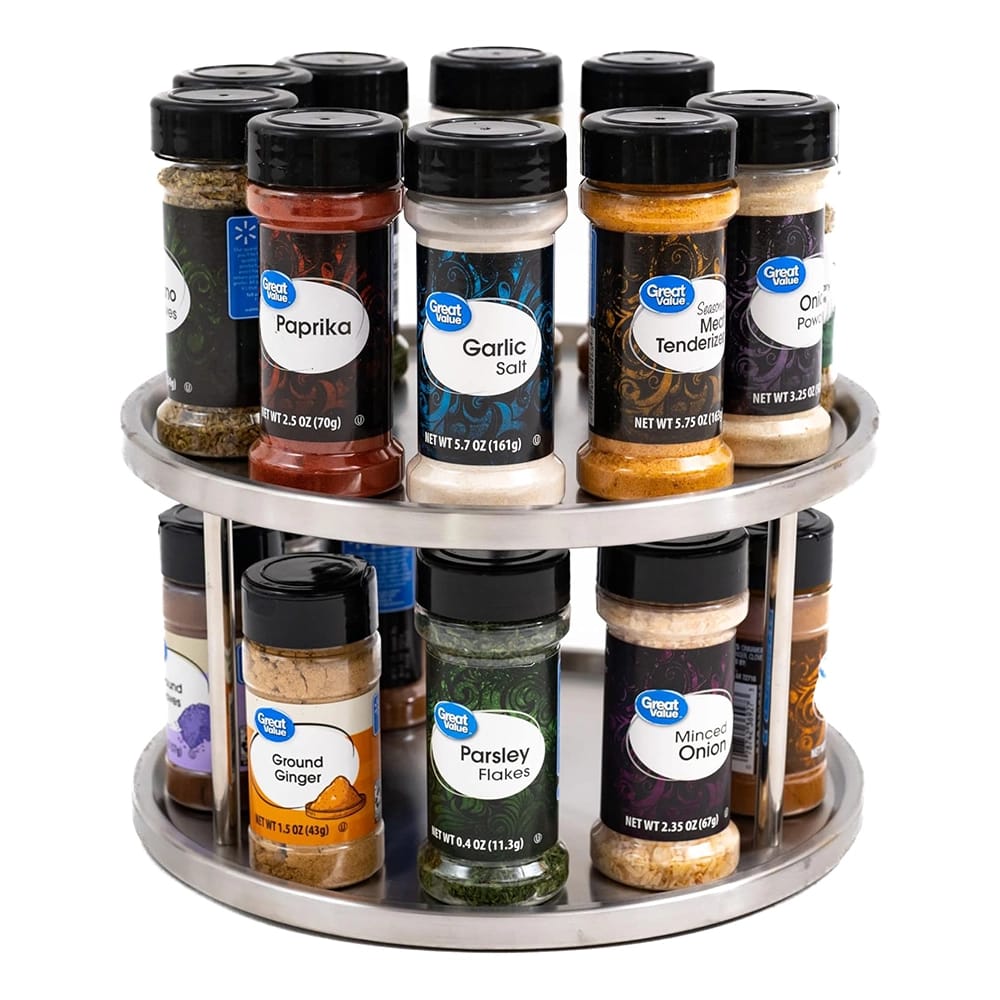 Estilo Stainless Steel 2-Tier Lazy Susan