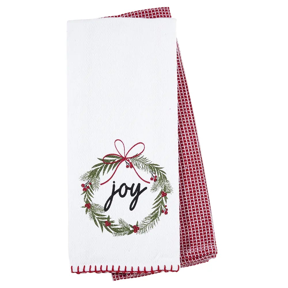 Christmas Cotton Kitchen Towels, Set of 2