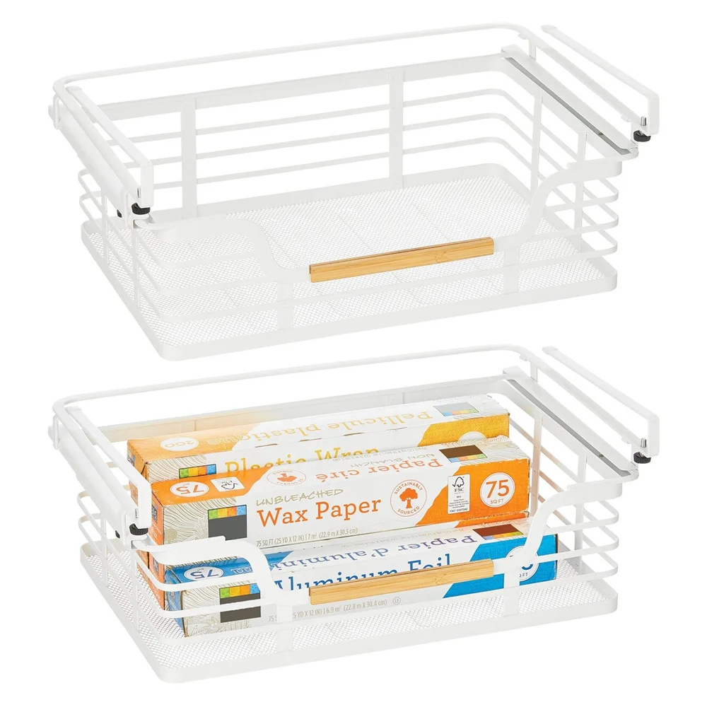 mDesign Under Shelf Basket - Thumbnail 5