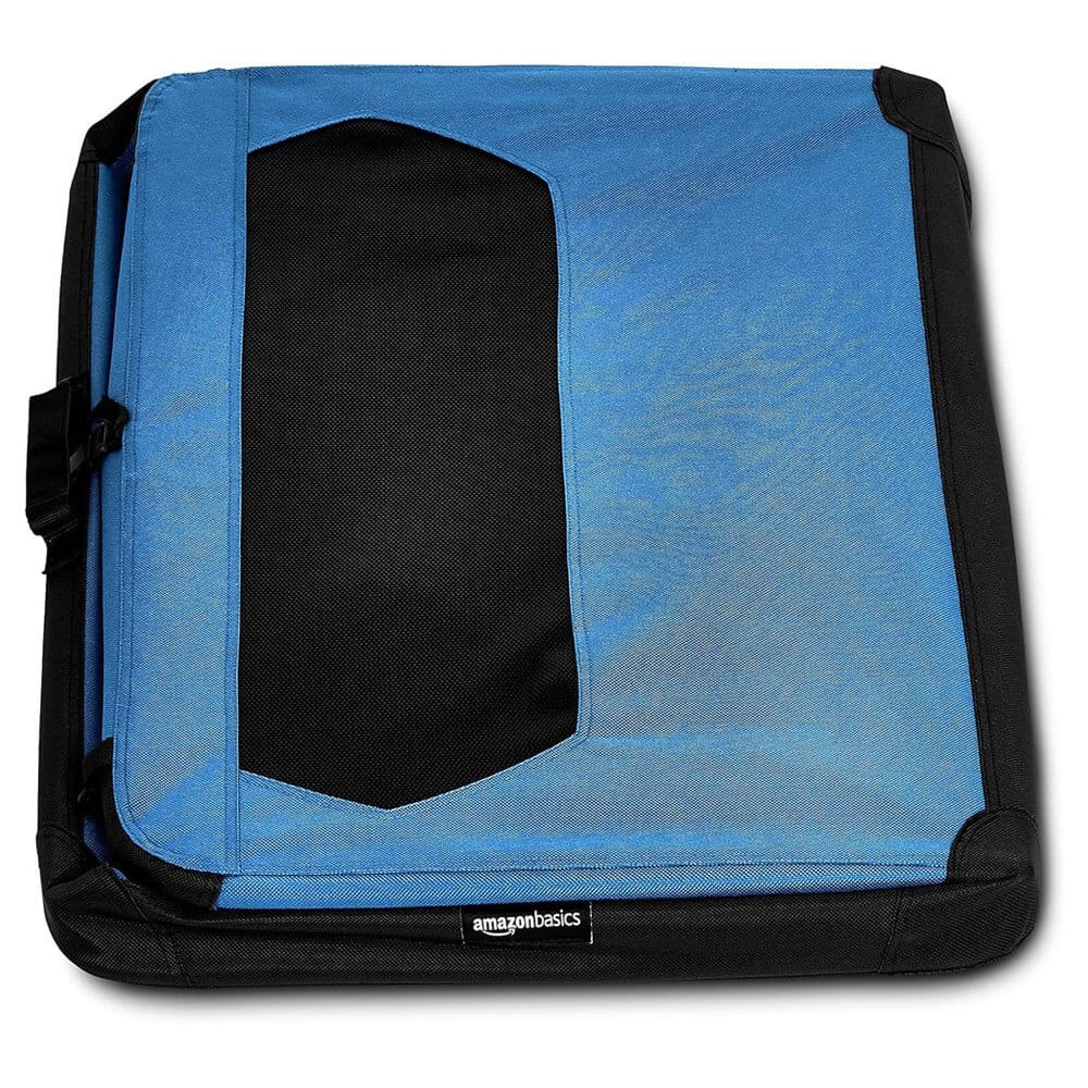 Foldable Soft-Sided Pet Carrier, 36" x 24" x 24", Blue