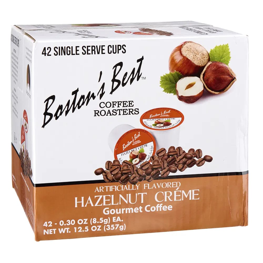 Boston's Best Hazelnut Creme Coffee Roasters, 42 ct