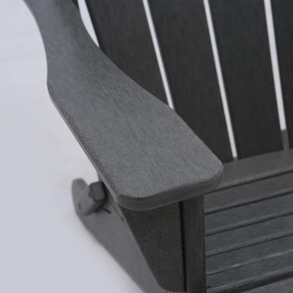 Folding Adirondack Chair, Gray