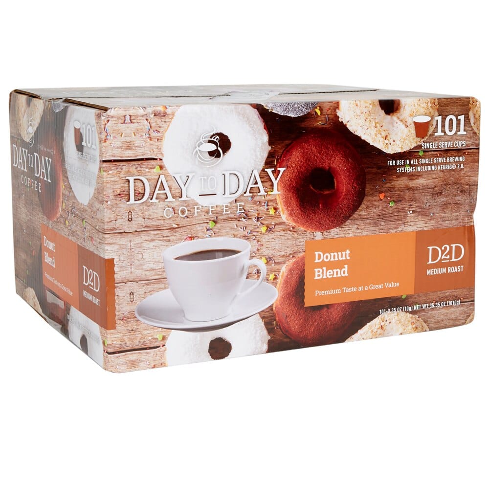 Day to Day Donut Blend Coffee, 101 Count