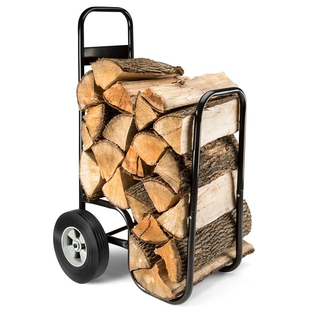 Heavy-Duty Firewood Carrier with Cover