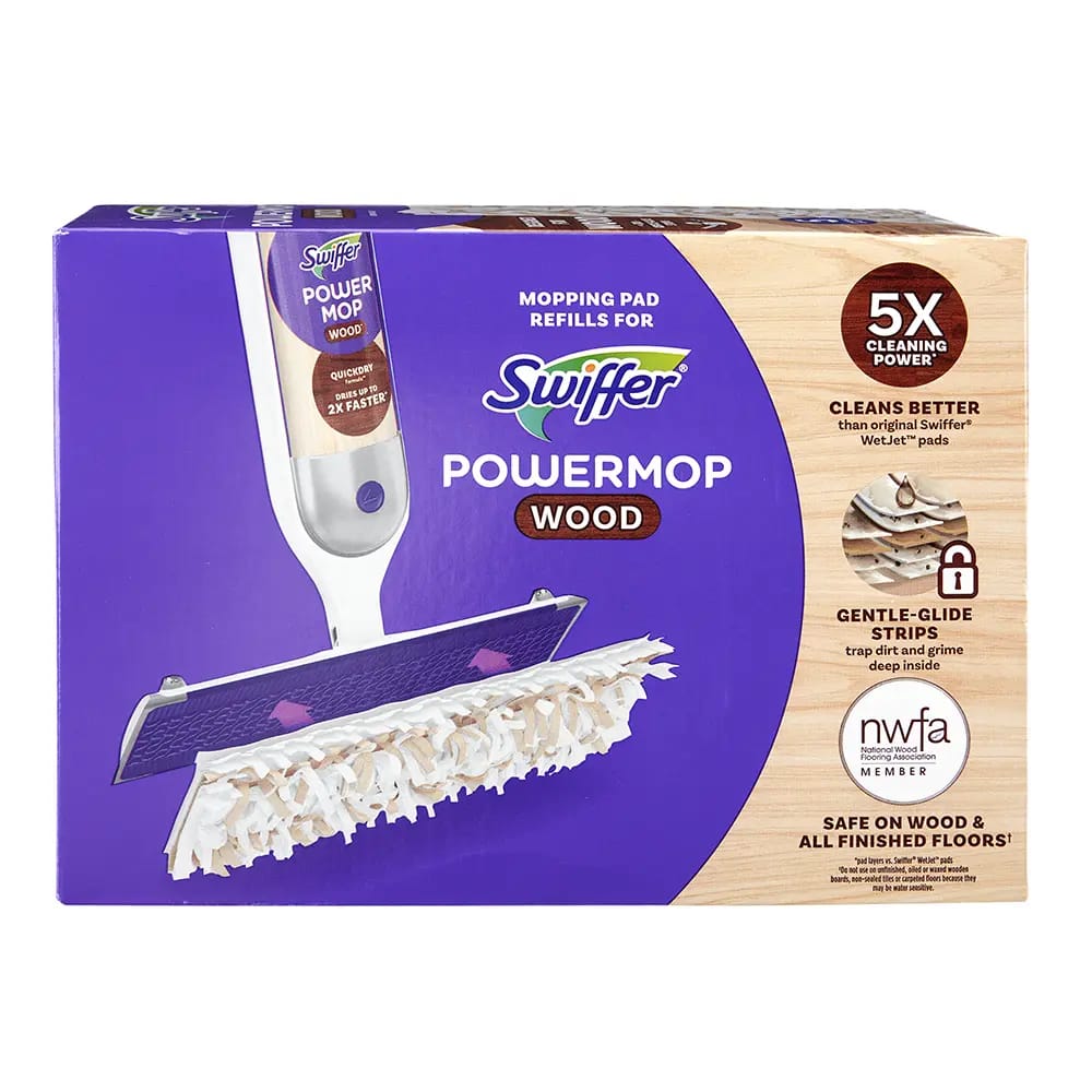 Swiffer Power Mop Mopping Pad Refills, 5 Count