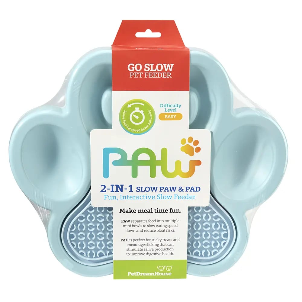 Pet Dream House 2in1 Paw Slow Feeder and Lick Mat