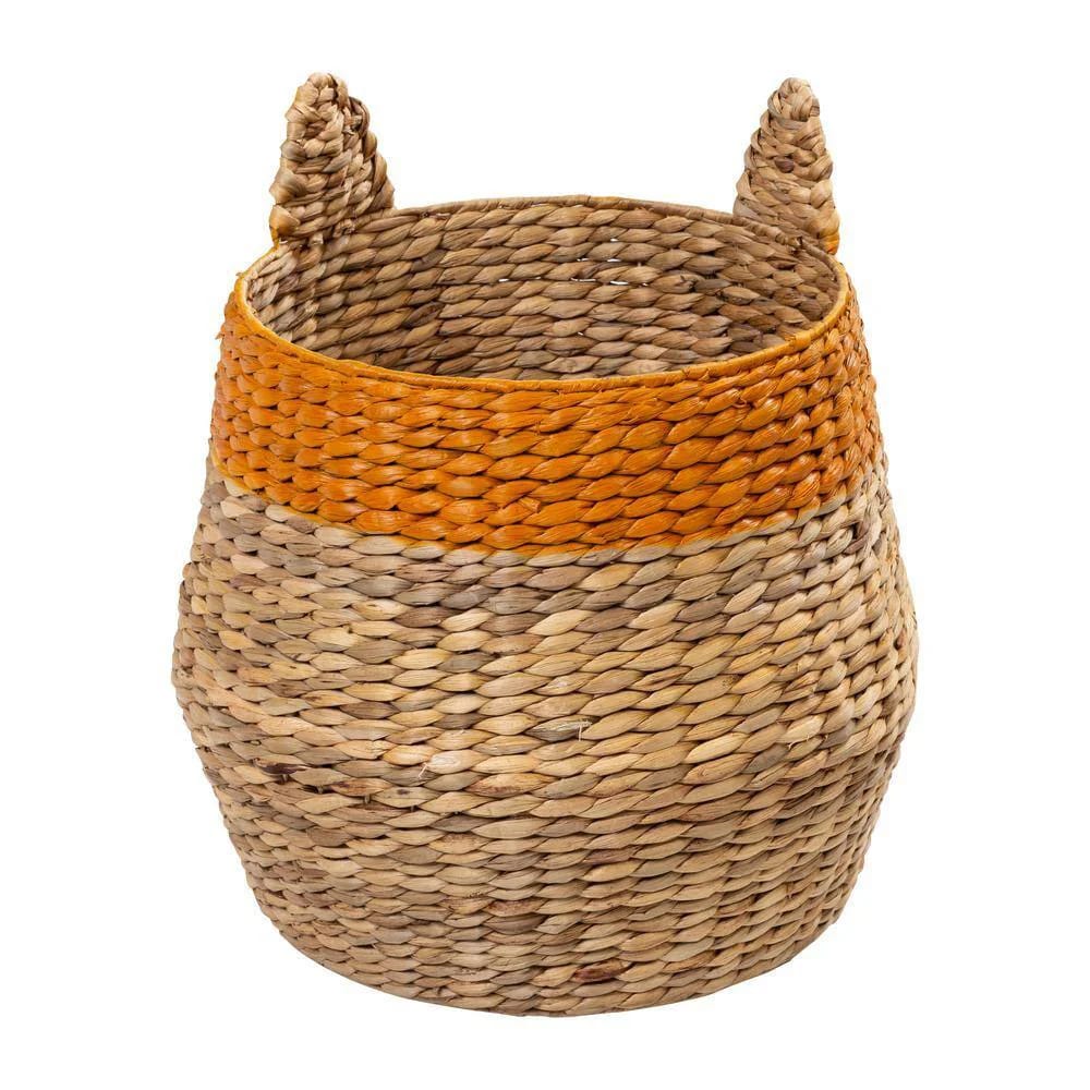 Honey-Can-Do Hyacinth Fox Face Storage Baskets, Set of 2