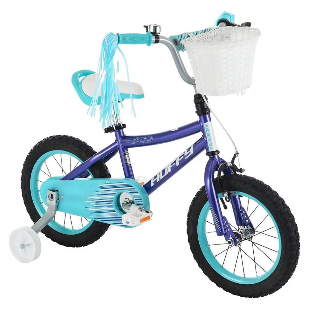 Huffy Zazzle Kids' 14-Inch Quick Connect Bike, Blue