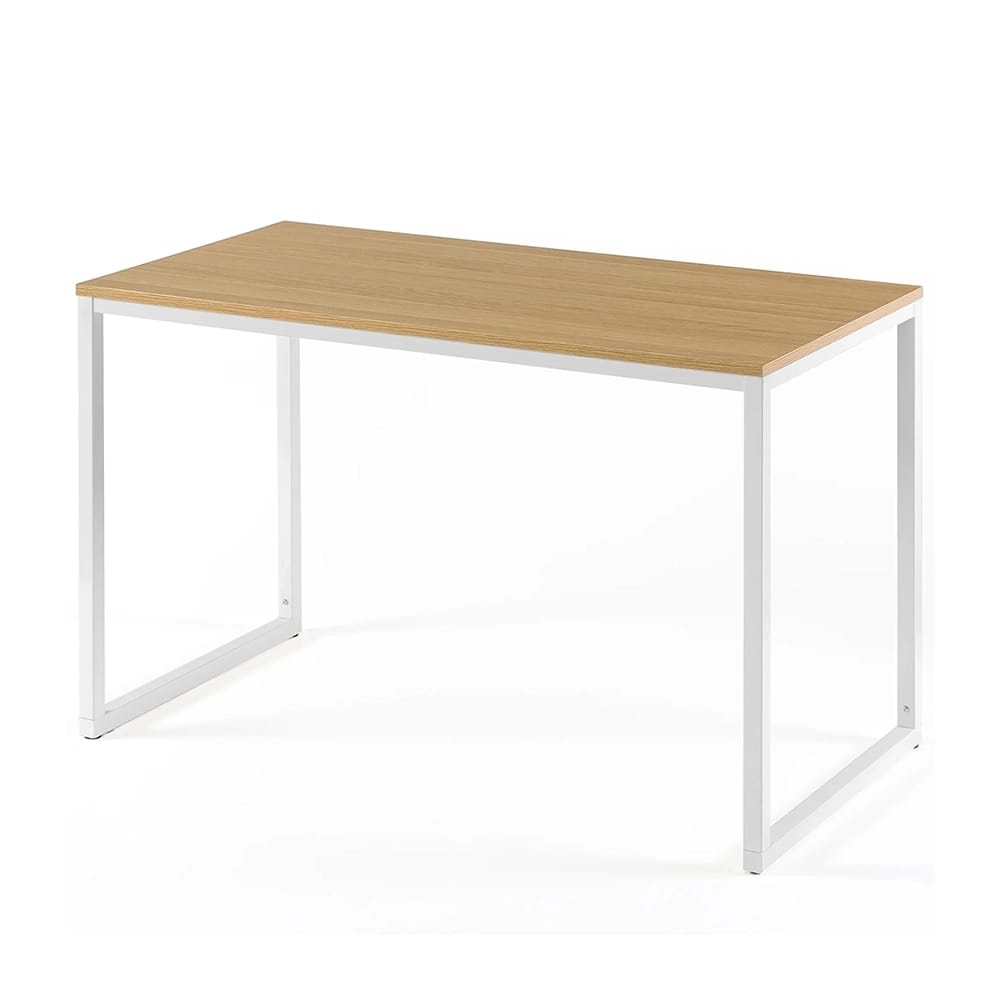 Zinus 47" Desk, White/Natural