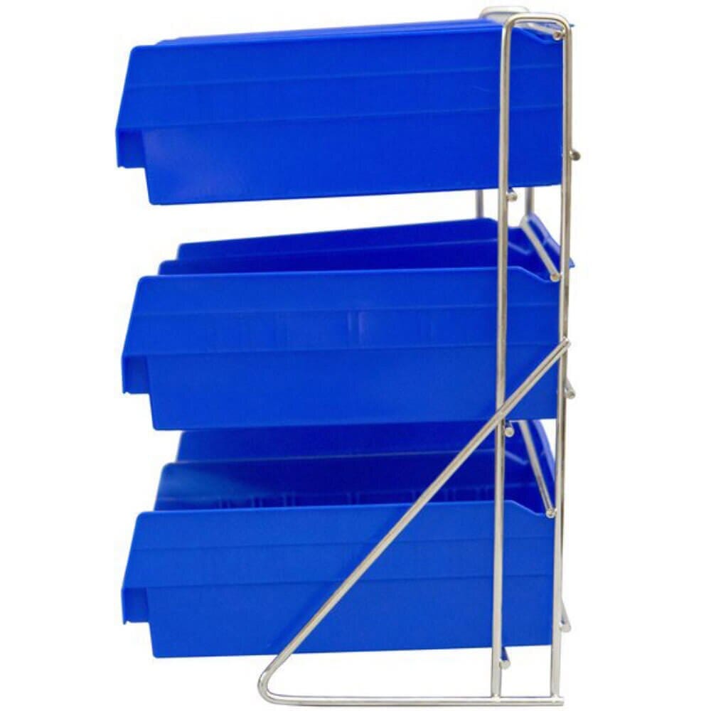 Carlisle Chrome Plated Steel Wire Packet Rack, Blue