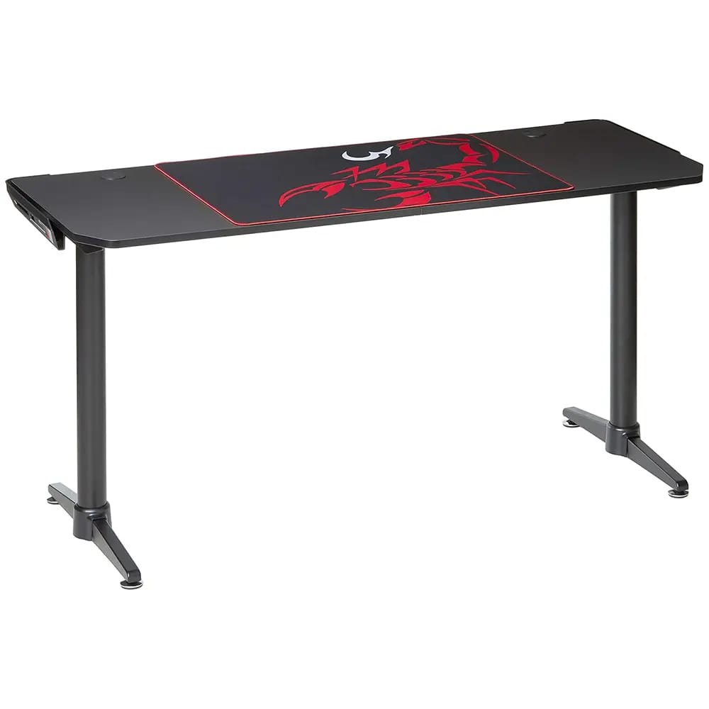 Eureka Ergonomic I60 Gaming Desk, Black