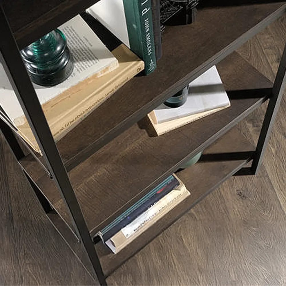 Sauder North Avenue Tall Bookcase, Smoked Oak