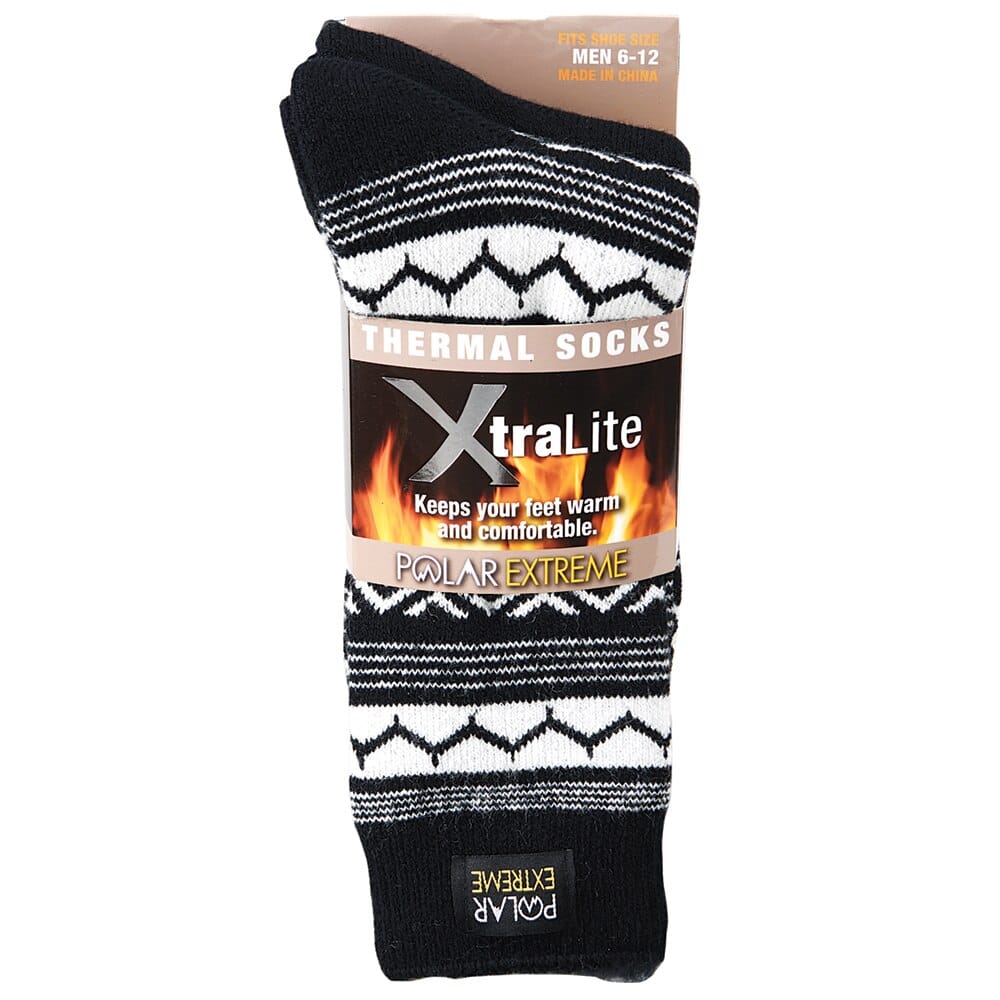 Polar Extreme XtraLite Men's Thermal Socks, 2 Pack