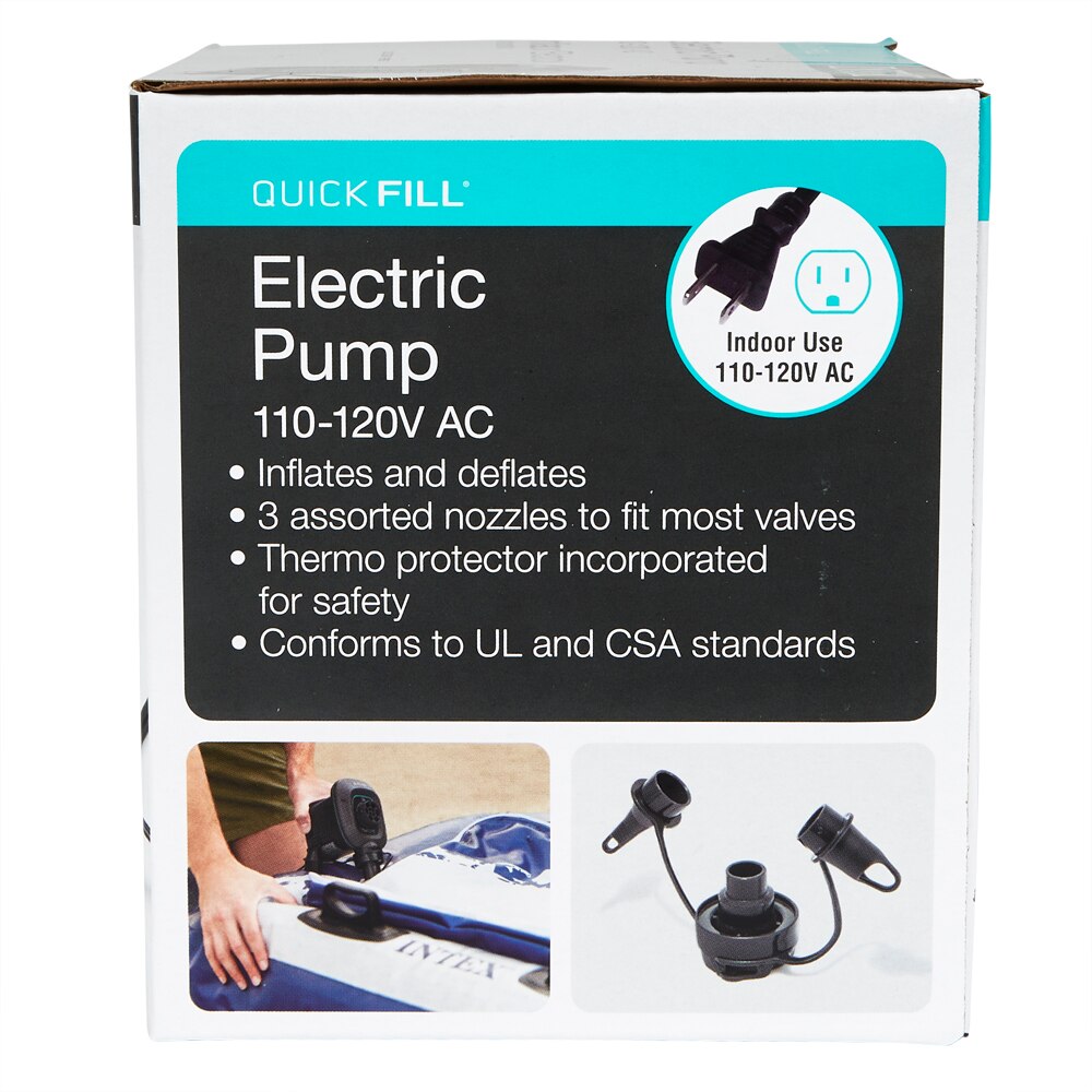 Pompe à Air électrique Intex Quick-Fill 110 - 110-120V, 650L/min, 3 Adaptateurs - Occasion