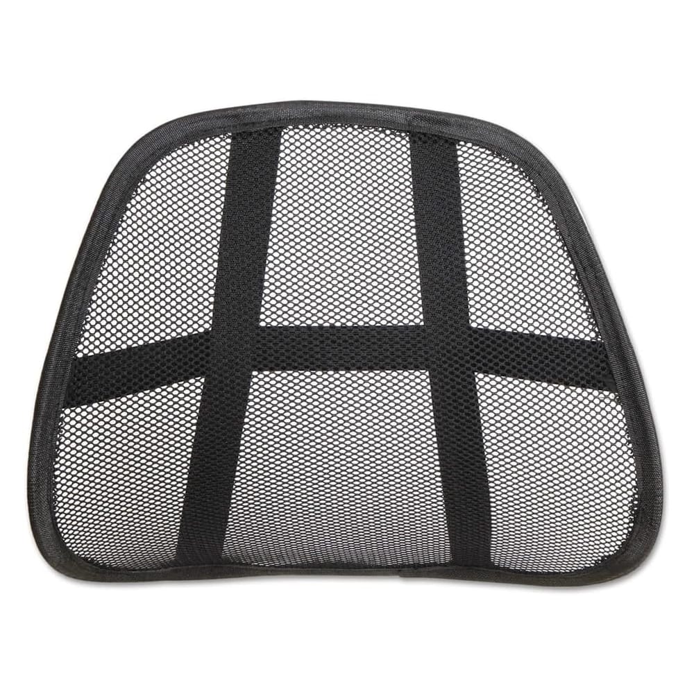 Alera Adjustable Easy Install Mesh Backrest, Black