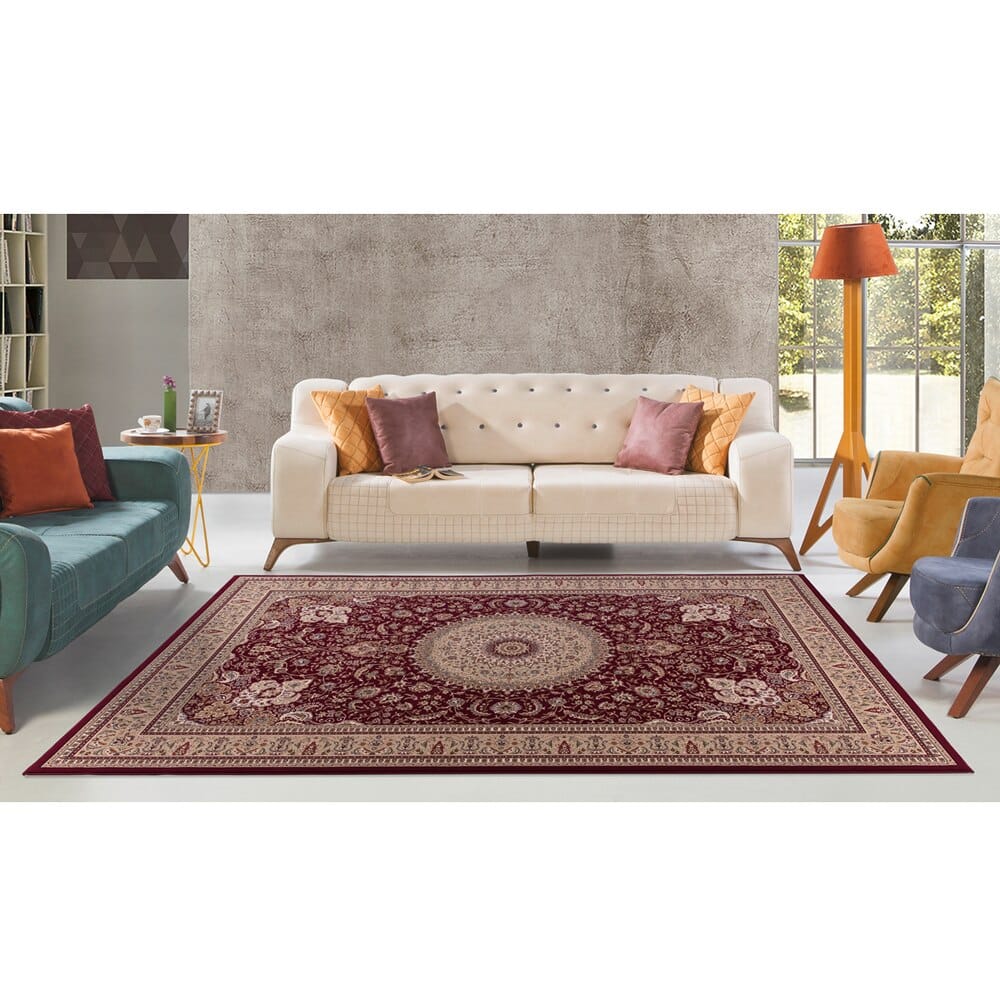 Newbury Area Rug, 10'10" x 15', Tabriz Red