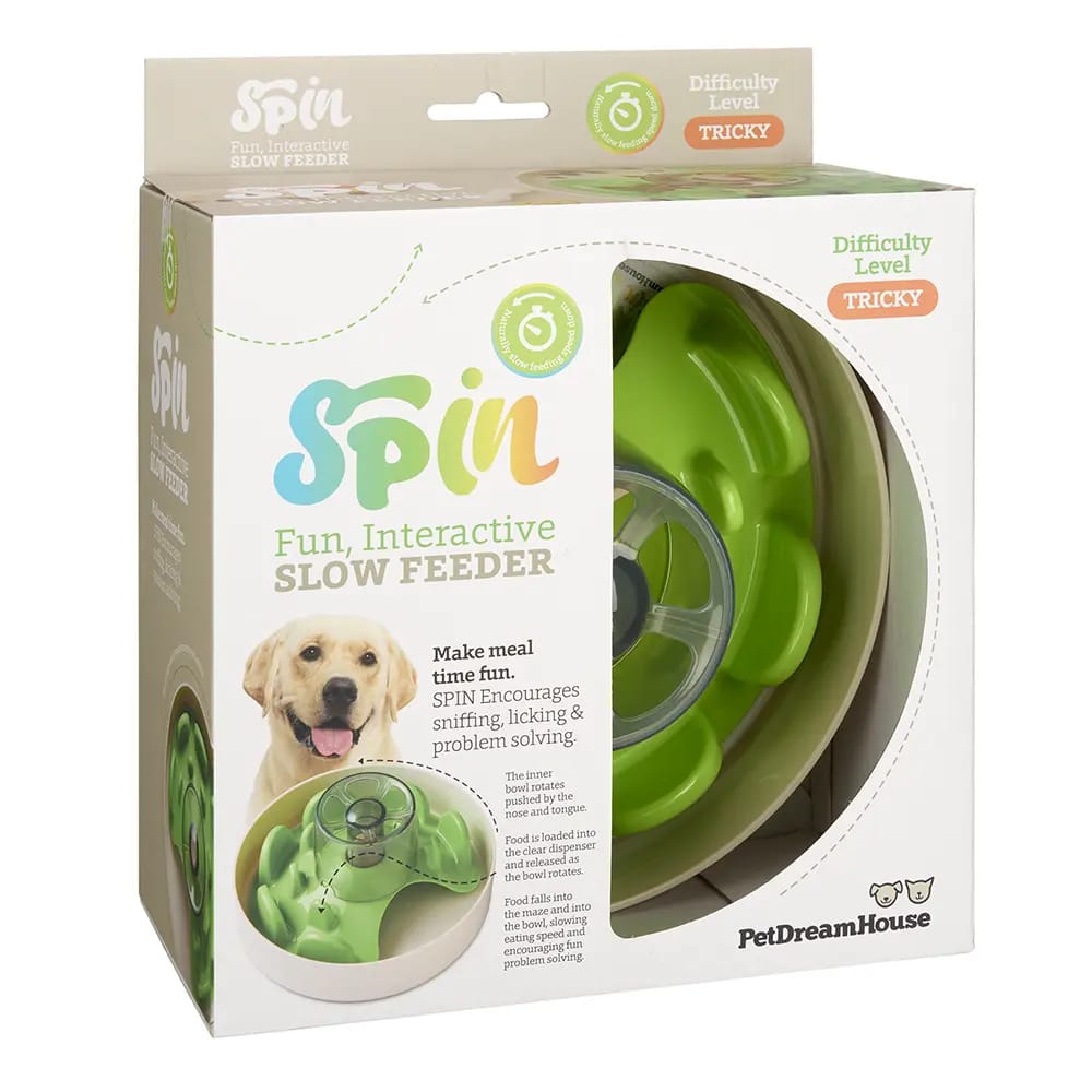 Pet Dream House Spin Bowl Interactive Feeder