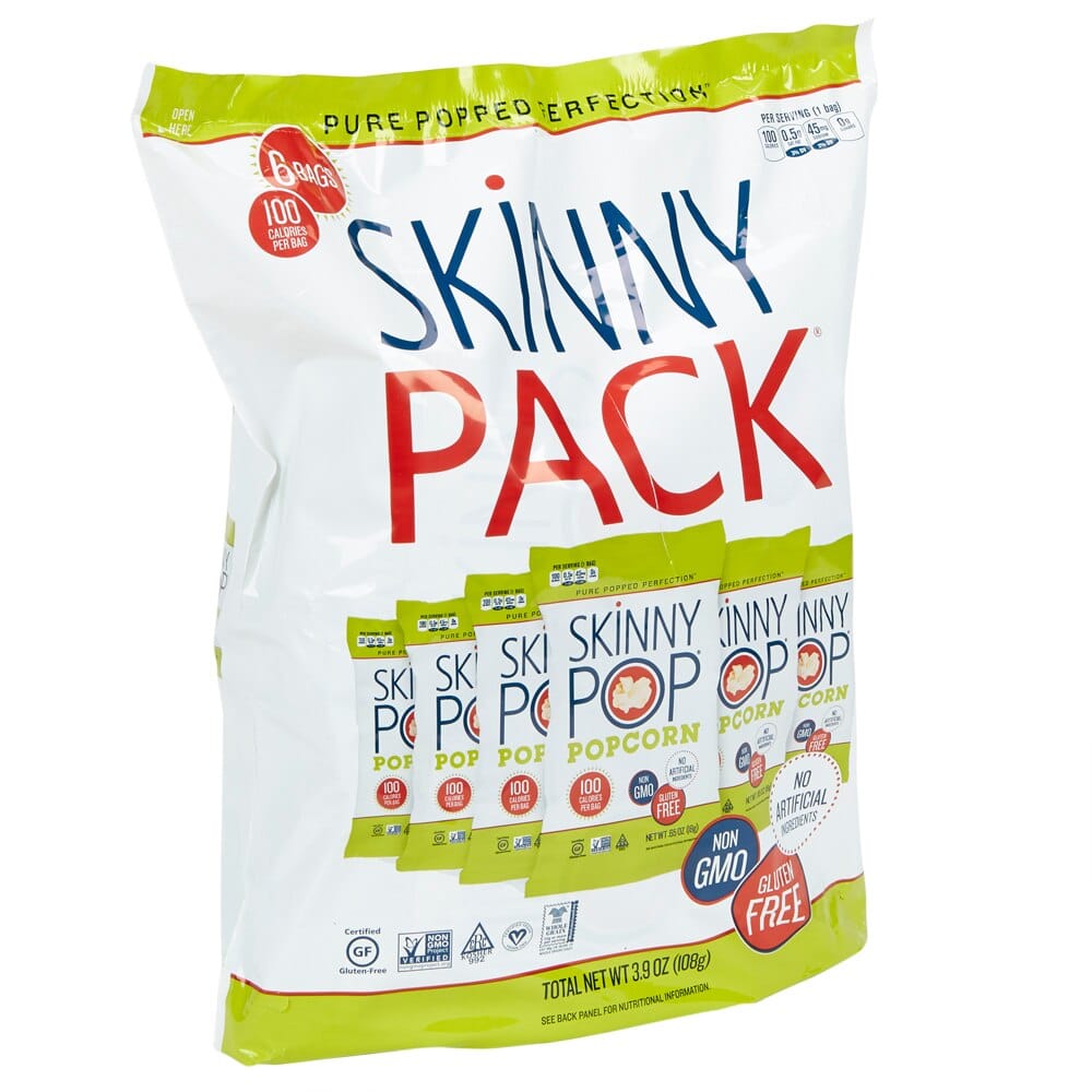 Skinny Pop Popcorn, 6 Pack