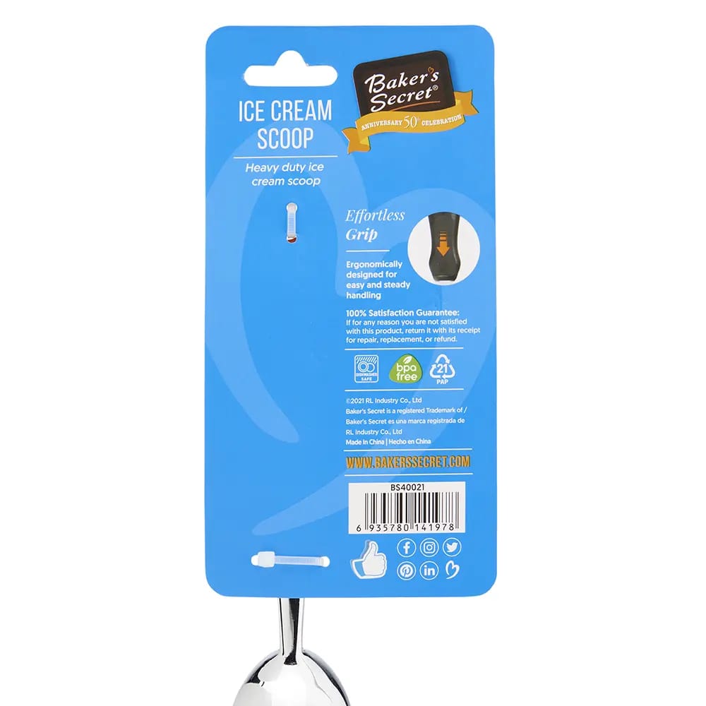 Baker's Secret Heavy-Duty Ice Cream Scoop