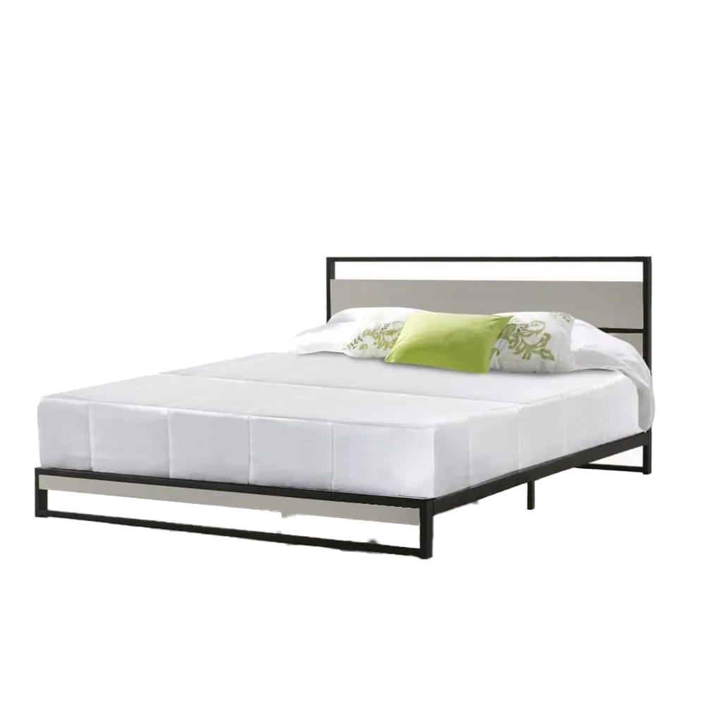 Belle Isle Furniture Eagle Harbor Platform Bed, Queen, Gray/Black