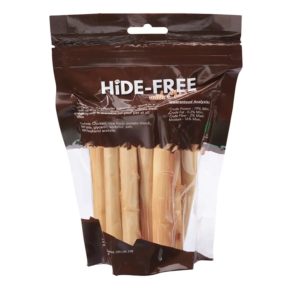 Hide Free with Chicken Dog Chews, 18 Count