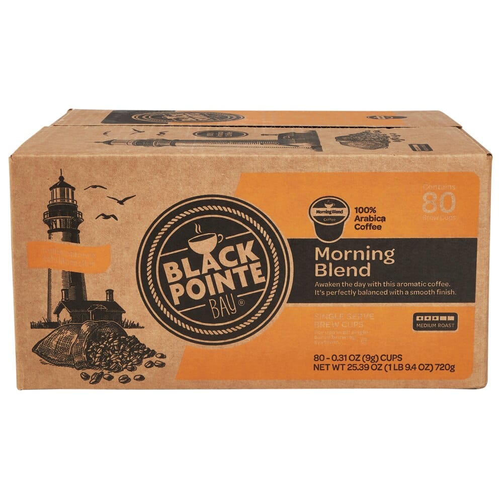 Black Pointe Bay Morning Blend Coffee, 80 Count