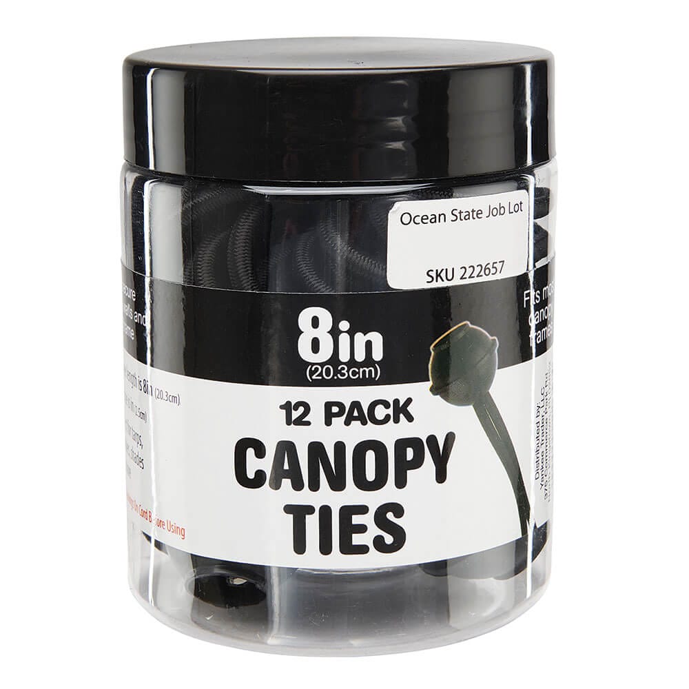 8" Canopy Ties, 12 Count