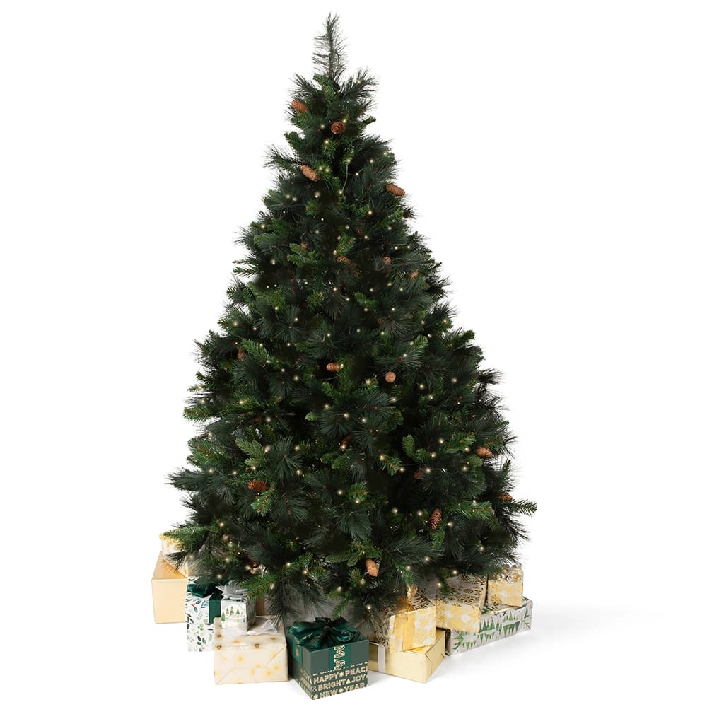 Famous Brand 9' Pre-Lit Carolina Pine Tree