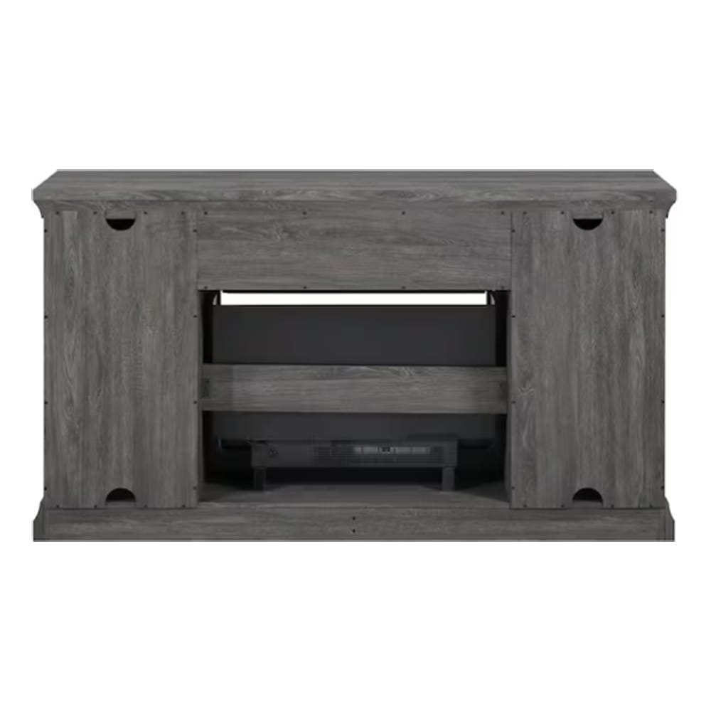 Whalen 65-Inch Freestanding Fireplace Console, Ash Gray