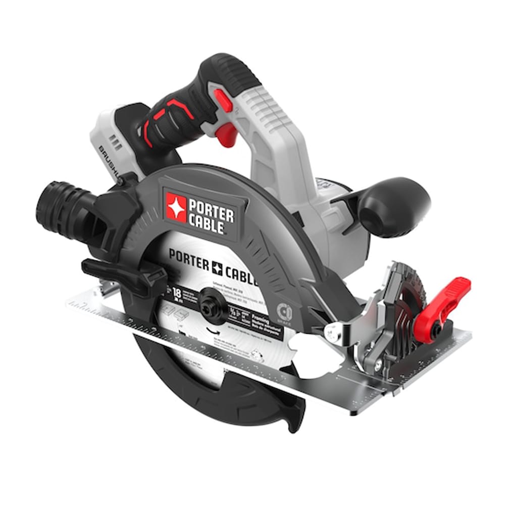 Porter Cable 20V MAX* Cordless Brushless Circular Saw, 7-1/4" (Tool Only)