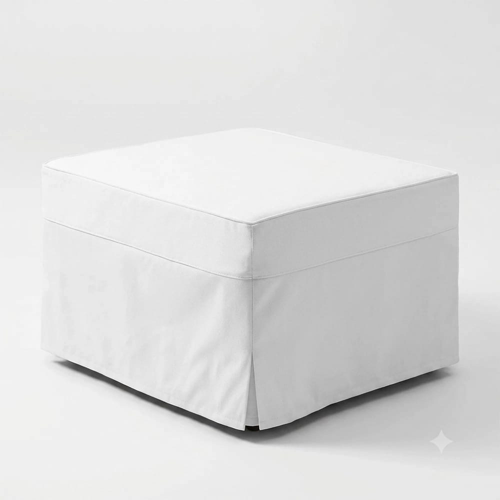 Ottoman Cover, Linen