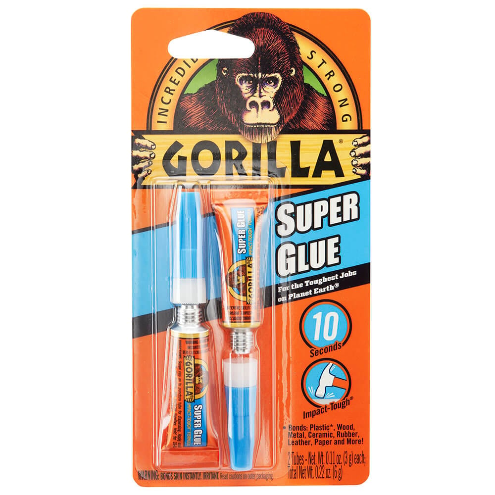Gorilla Glue Super Glue, 2 Pack