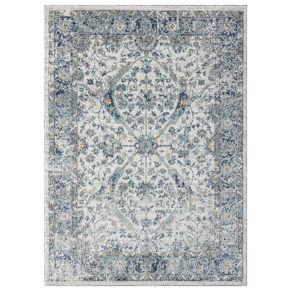 Euston 8'6" x 12'5" Traditional Area Rug, Ivory/Cream