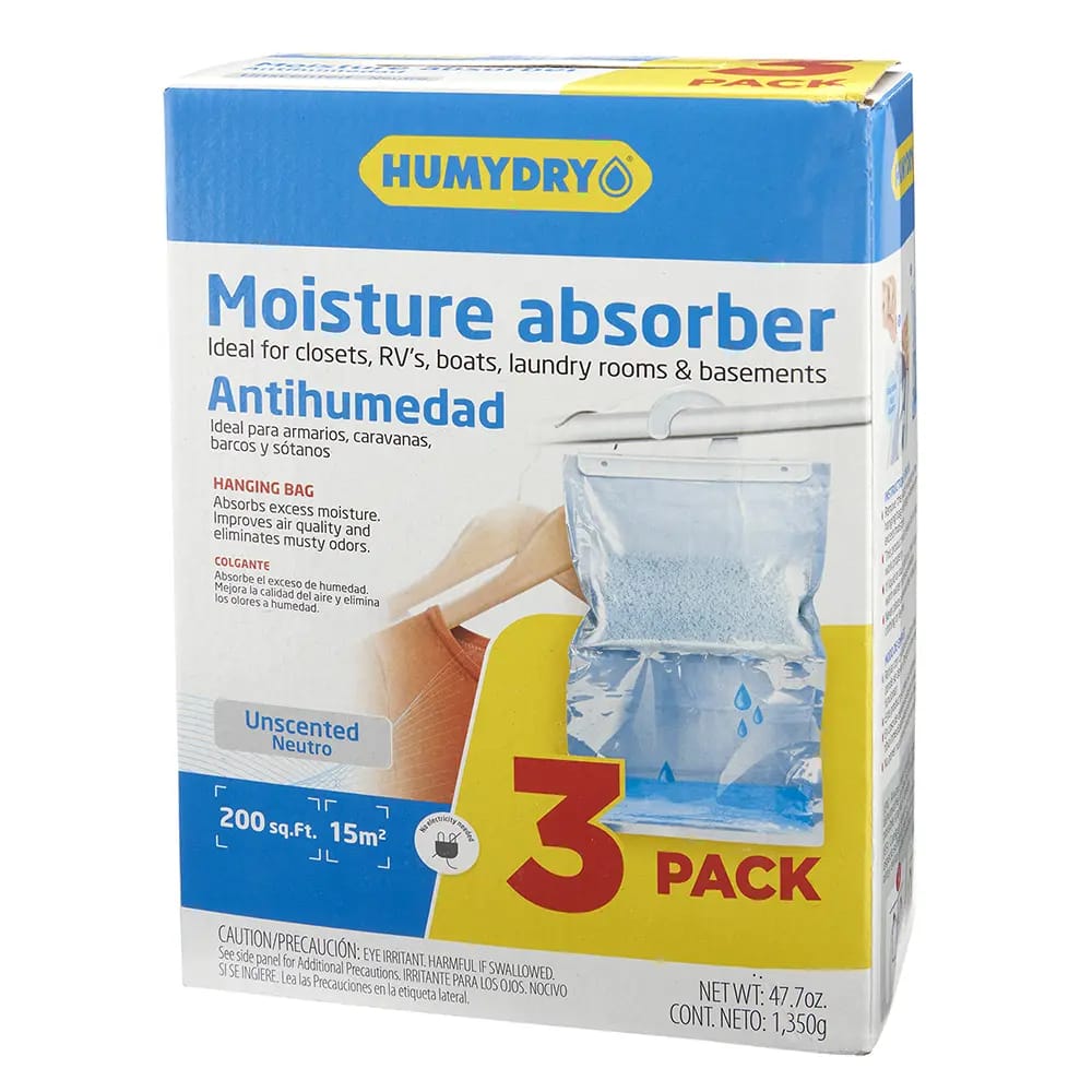 Humydry Antihumedad Moisture Absorber, 3 pk, 47.7 oz