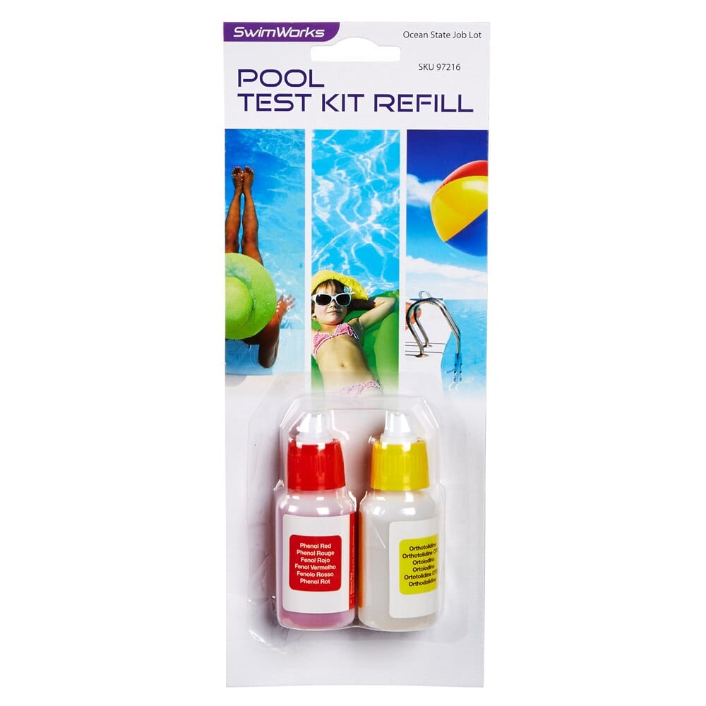 SwimWorks Pool Test Kit Refill, 2-Piece