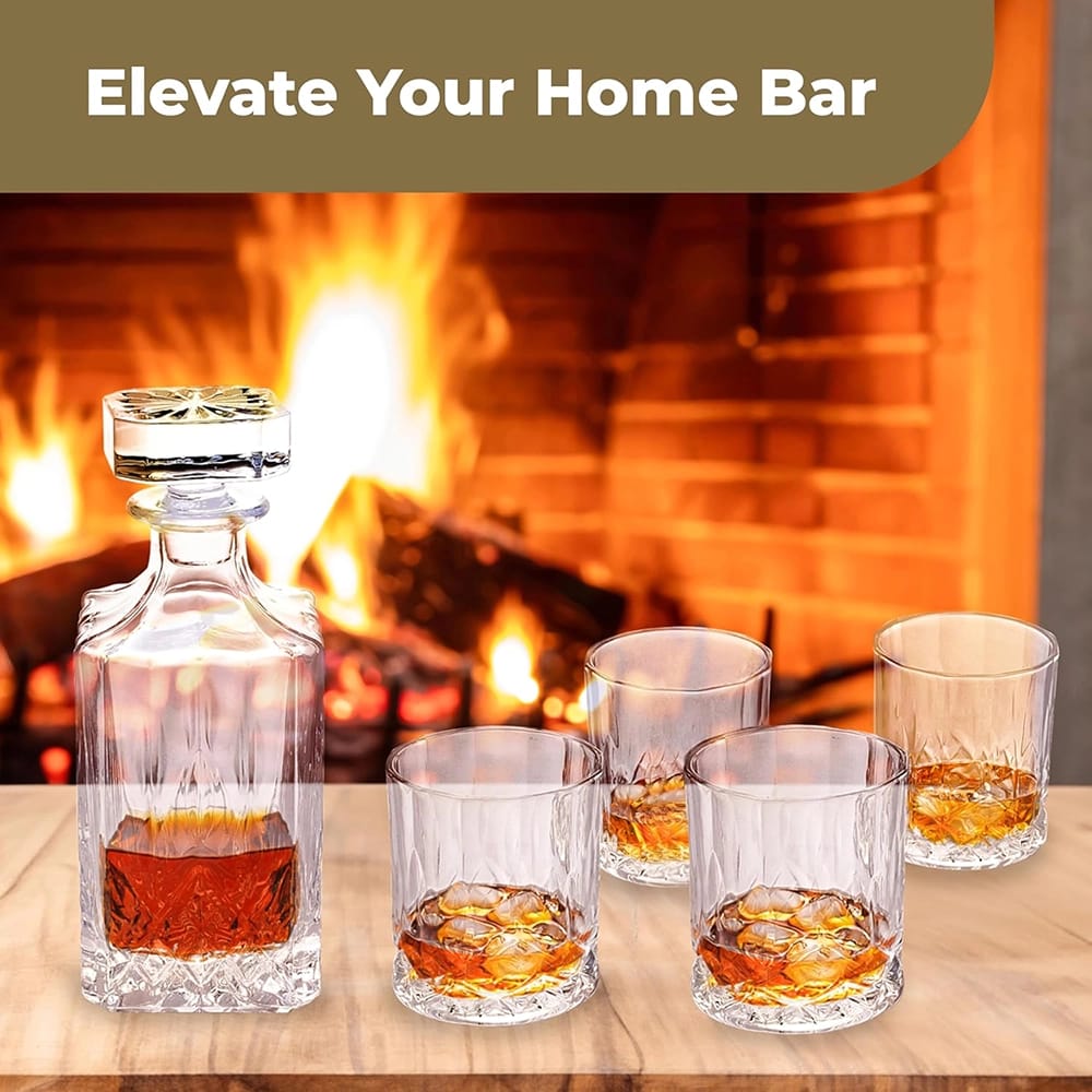 Regal Trunk & Co. Whiskey Decanter Set