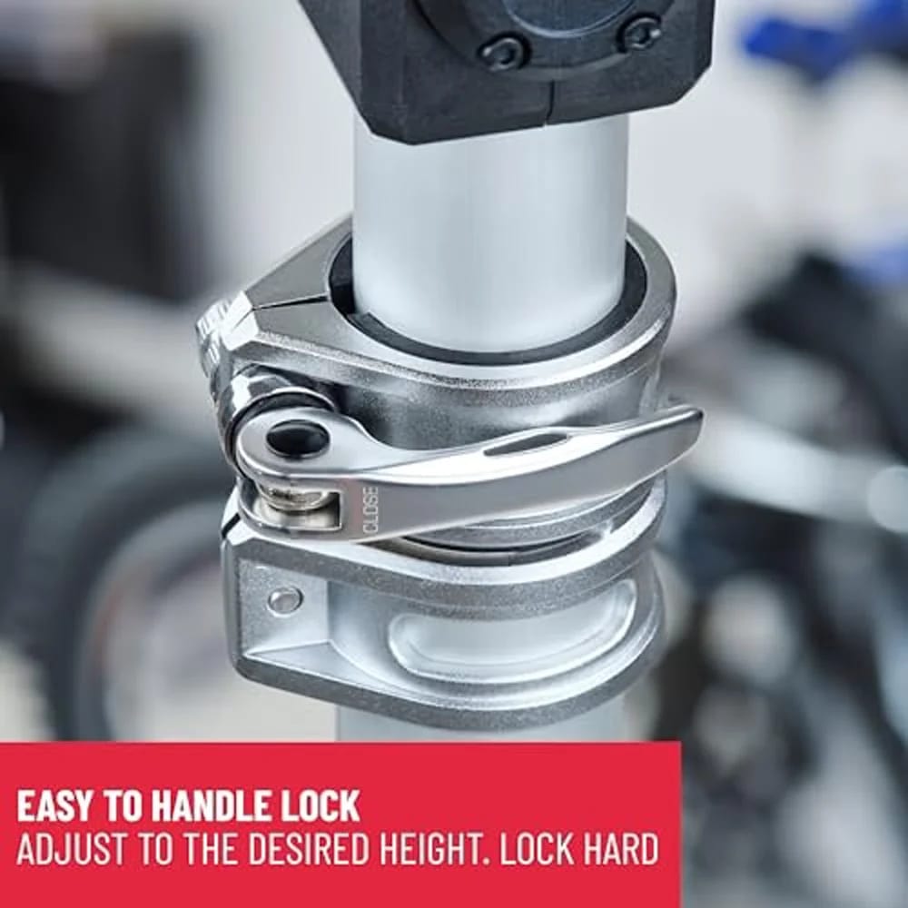 PRO BIKE TOOL Bike Repair Stand, Red/Silver