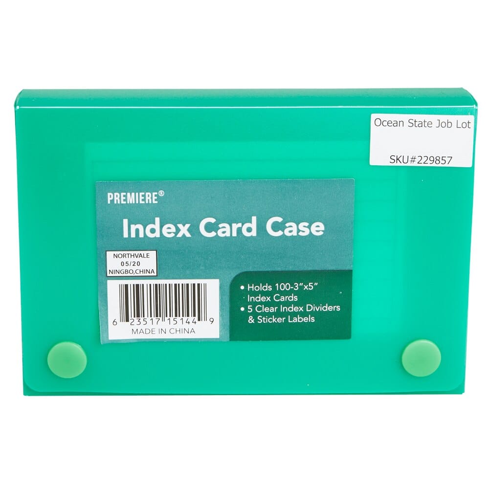 Premiere® Index Card Case