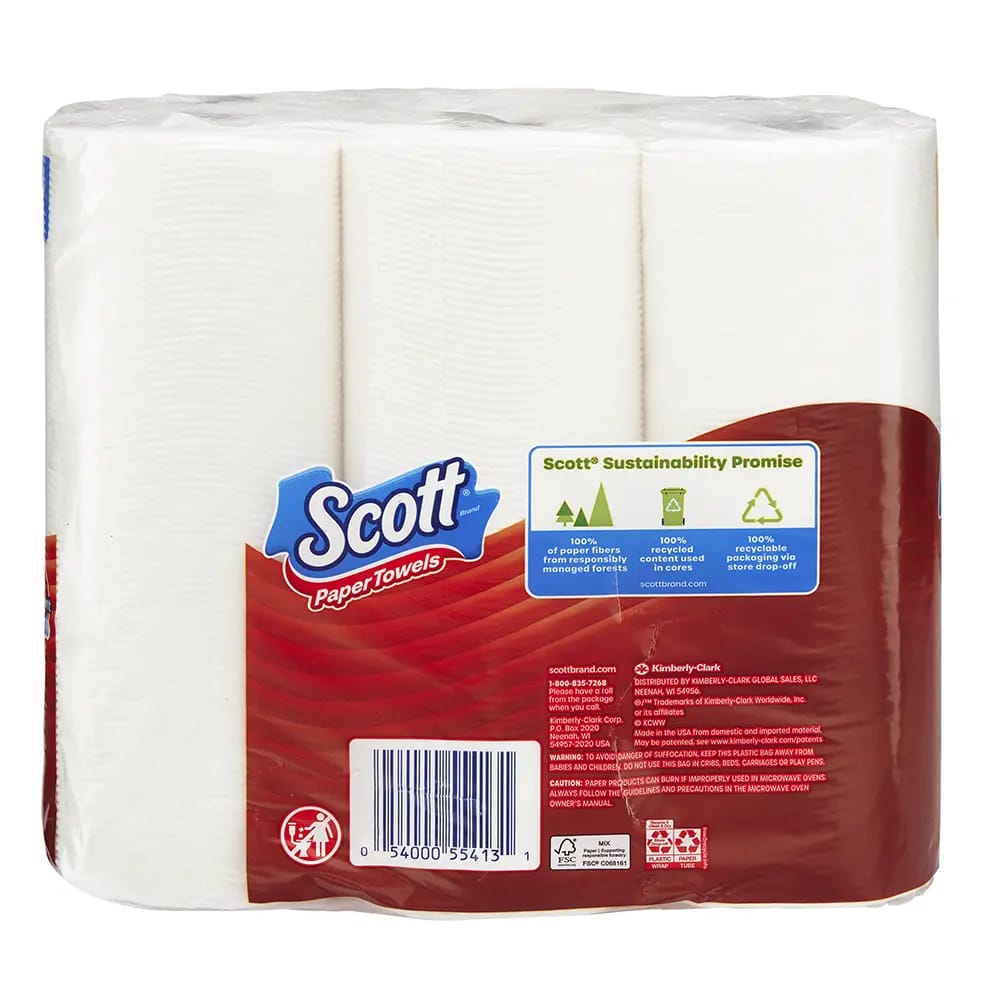 Scott Choose-A-Size Double Roll Paper Towels, 6 Count